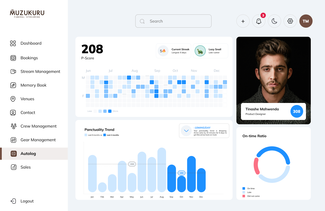 Autolog Interface